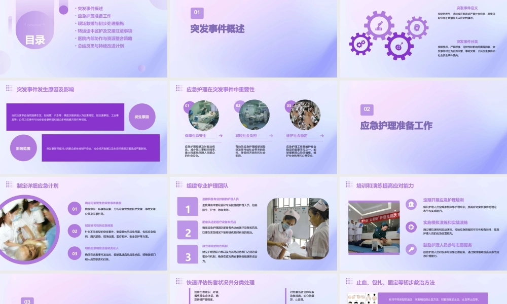 突发事件的应急护理与准备