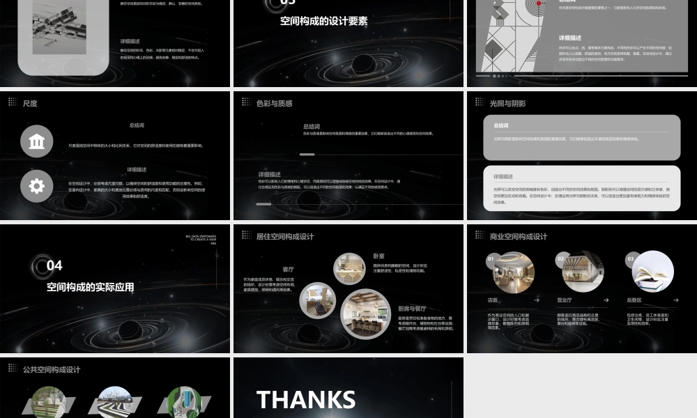 空间构成各类空间名词介绍课件