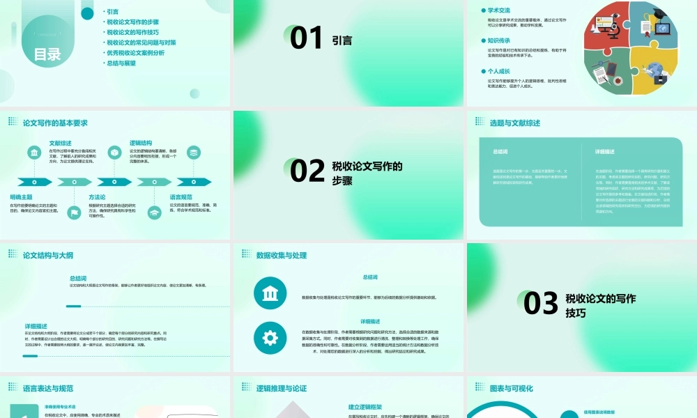 税收论文写作课件