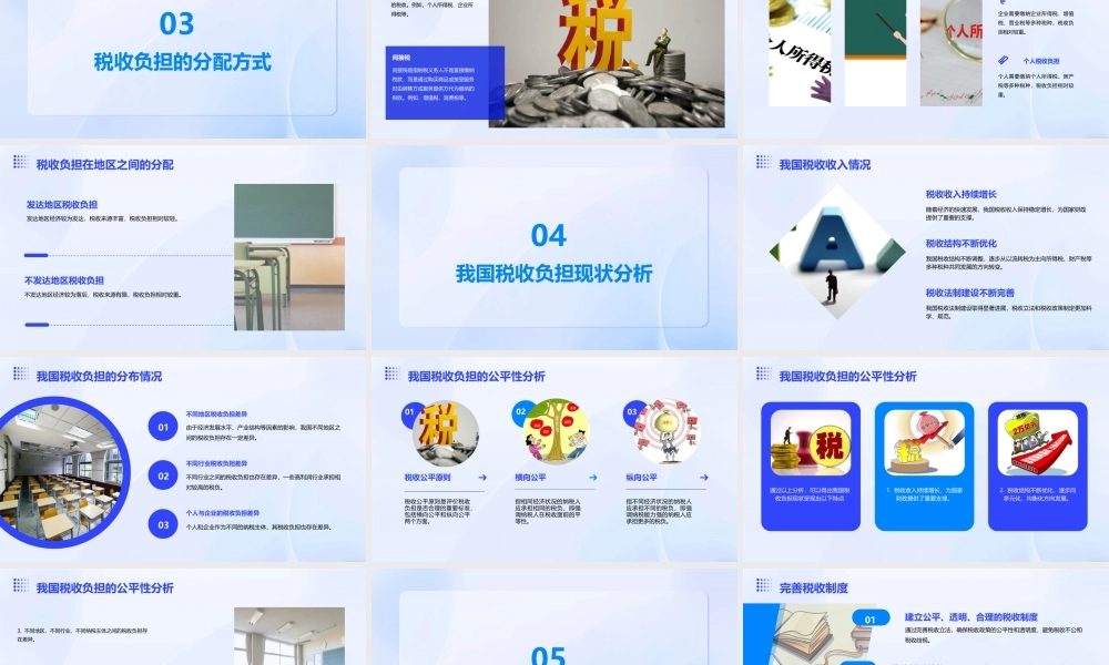 税收负担的分配资料课件