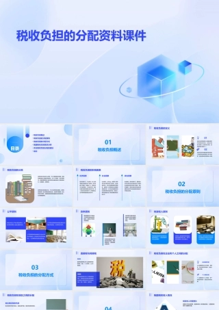 税收负担的分配资料课件