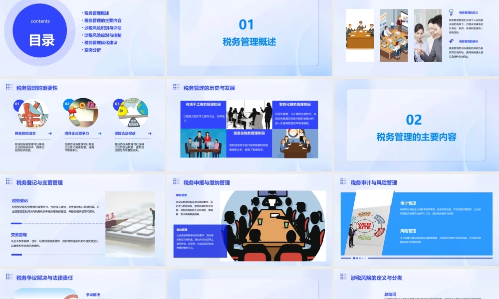 税务管理及涉税风险课件