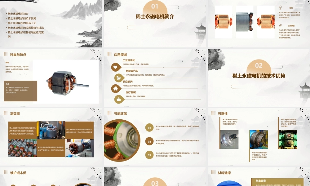 稀土永磁电机资料课件