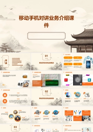 移动手机对讲业务介绍课件