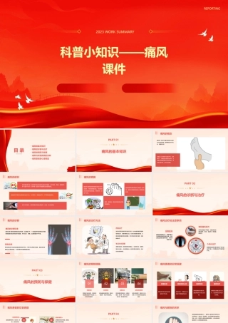 科普小知识——痛风课件
