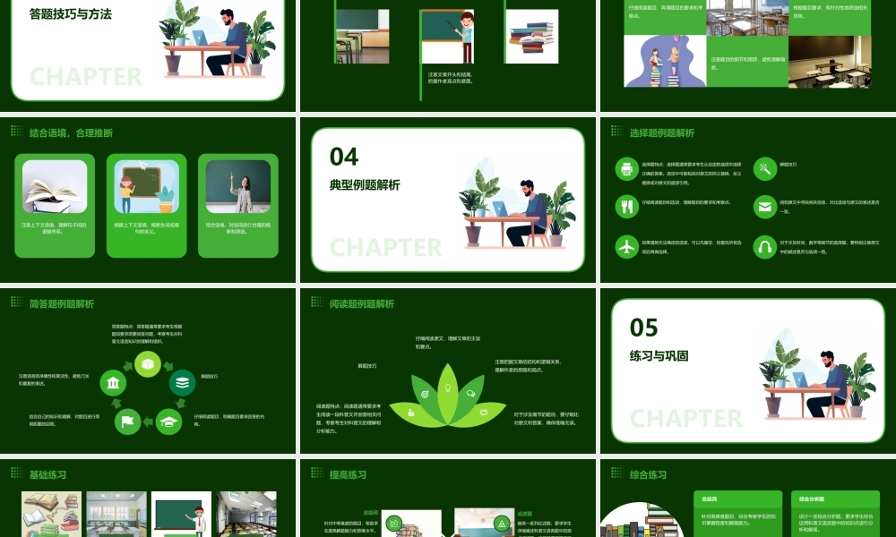 科普文语言题答题技巧(上课用)课件