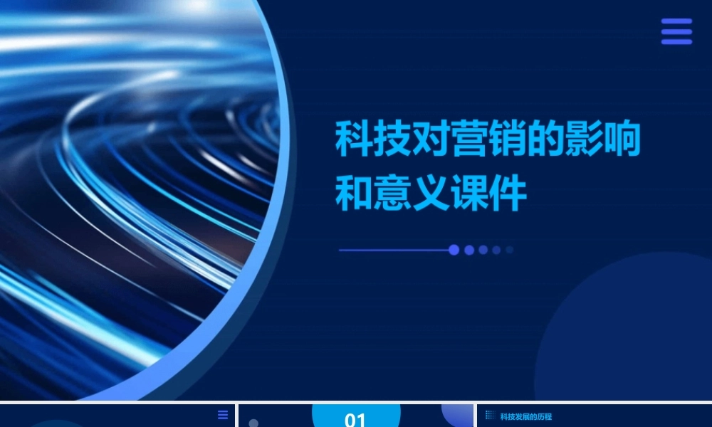 科技对营销的影响和意义课件