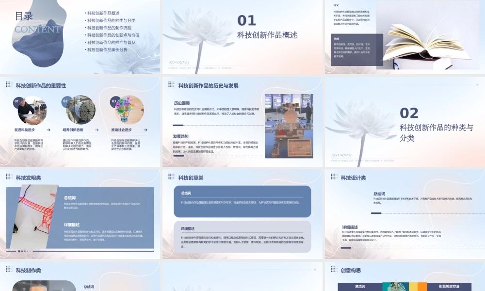 科技创新作品介绍课件