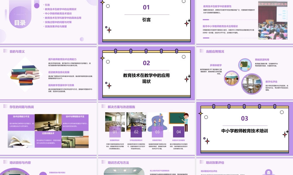 科学组织实施我市中小学教师教育技术在学科教学中的应用课件