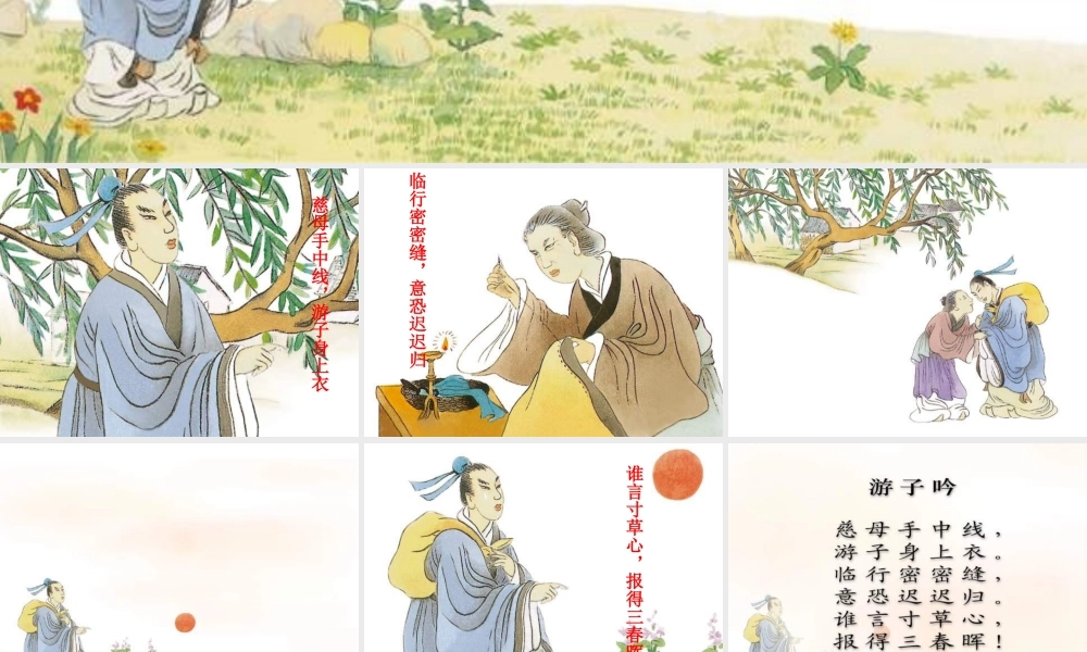 母亲的恩情第二课时