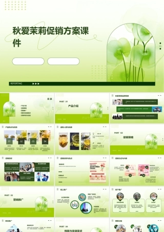 秋爱茉莉促销方案课件
