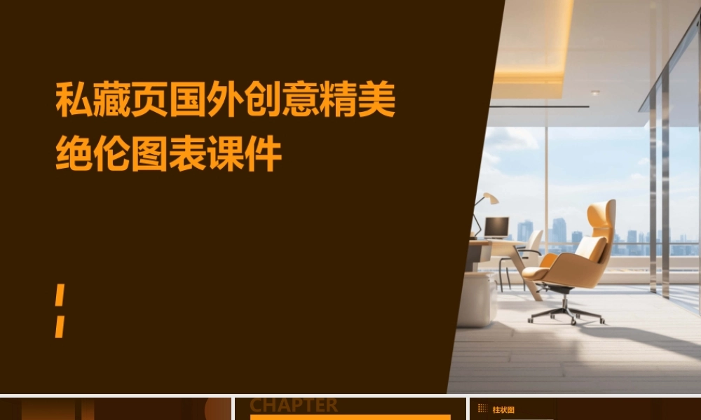 私藏页国外创意精美绝伦图表课件