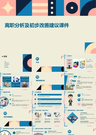 离职分析及初步改善建议课件