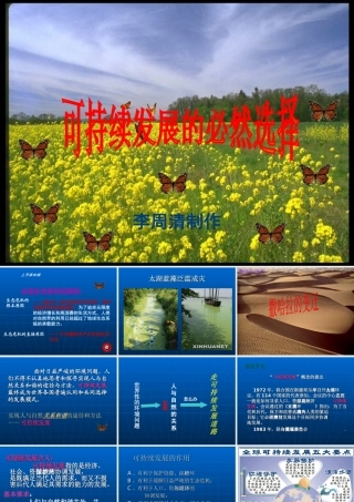 可持续发展的必然选择