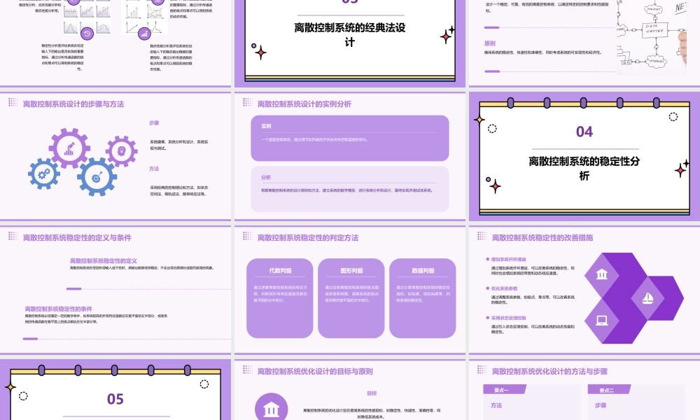 离散控制系统的经典法设计课件