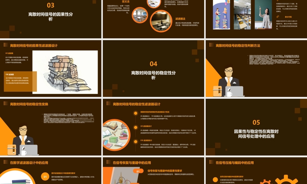 离散时间信号处理因果性稳定性关系课件