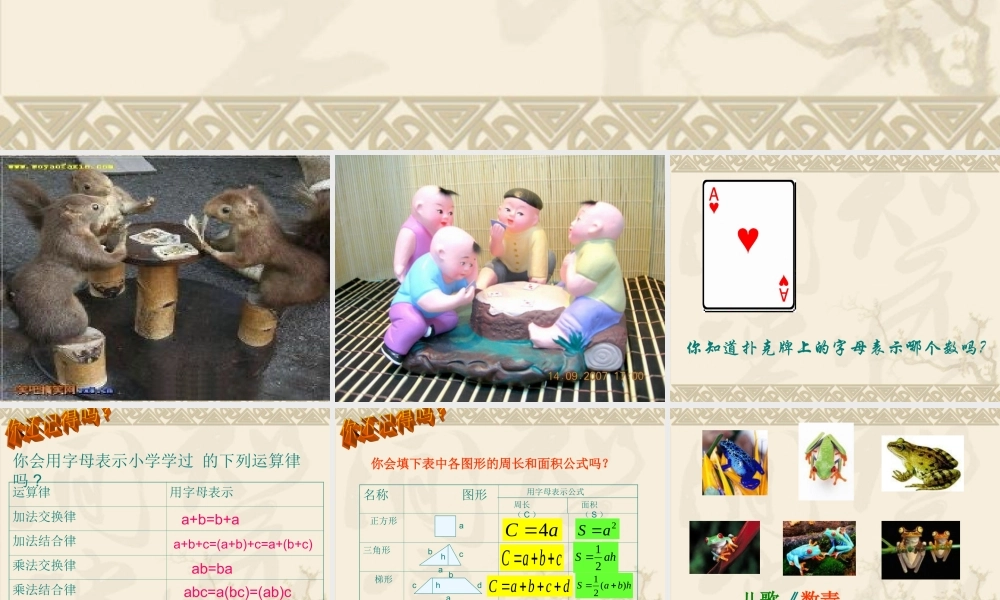 代数式第课时沪科课件