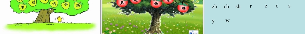 (自制)人教版一年级上册拼音复习二