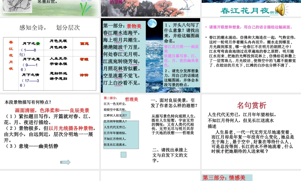 《春江花月夜》