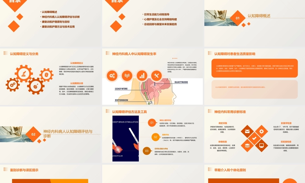 神经内科病人认知障碍与康复训练护理课件