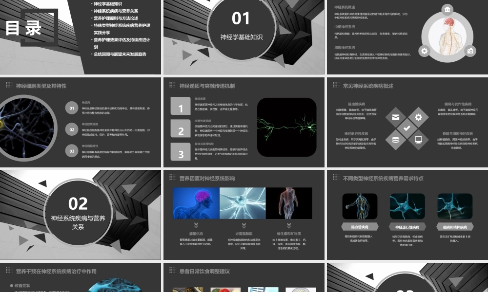 神经学与神经系统疾病的营养护理课件