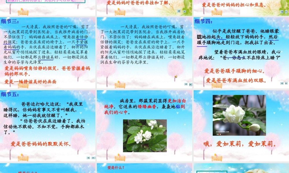 《爱如茉莉》课件