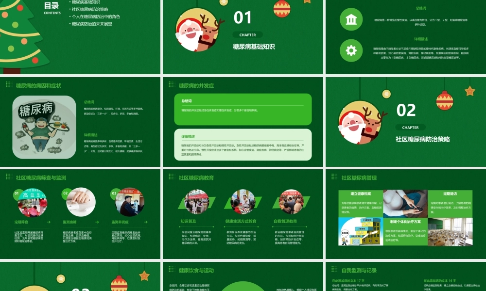 社区糖尿病综合防治课件