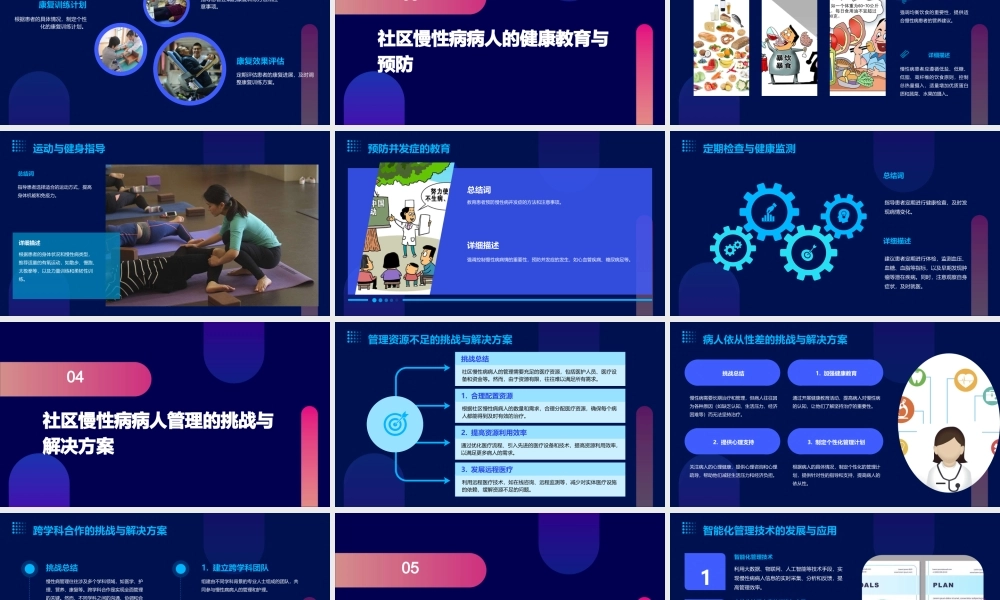 社区慢性病病人的管理与护理课件