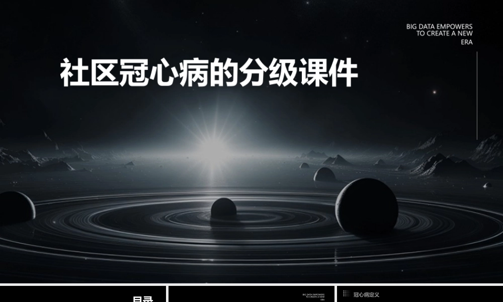 社区冠心病的分级sh课件