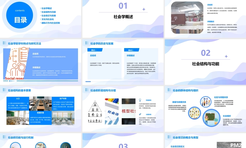 社会学通用课件(王思斌社会学教程)