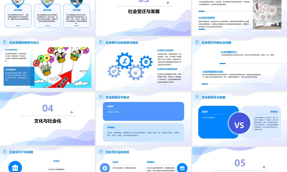 社会学通用课件(王思斌社会学教程)