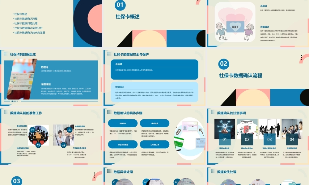 社保卡数据确认教程课件