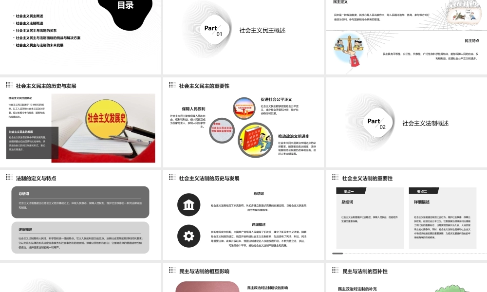 社会主义民主与法制的关系课件