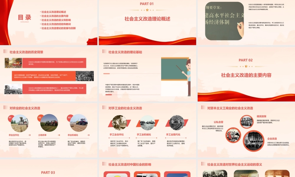 社会主义改造理论通用课件