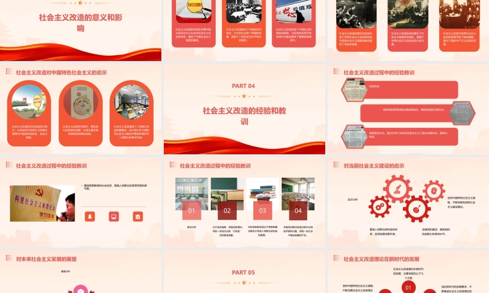 社会主义改造理论通用课件