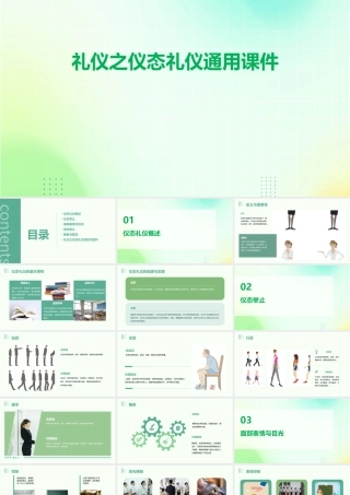 礼仪之仪态礼仪通用课件