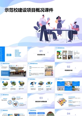 示范校建设项目概况课件