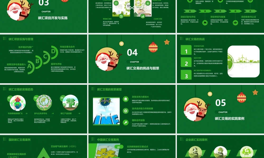 碳汇交易综述课件