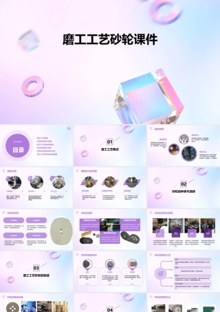 磨工工艺砂轮课件