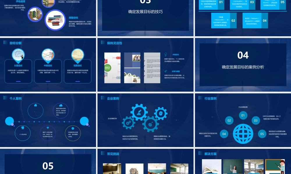 确定发展目标教学课件