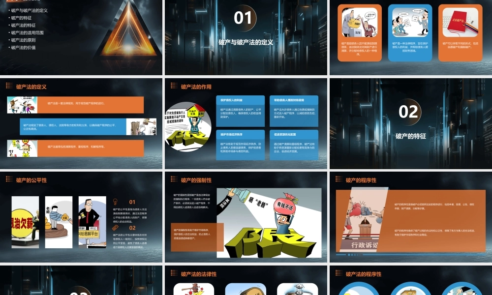 破产与破产法的概念与特征课件