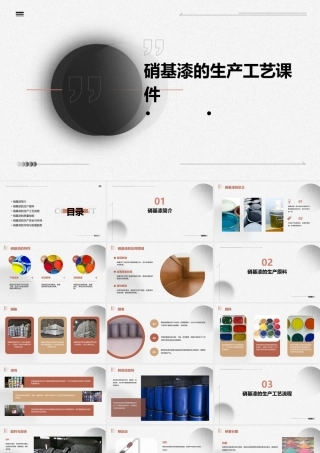 硝基漆的生产工艺课件
