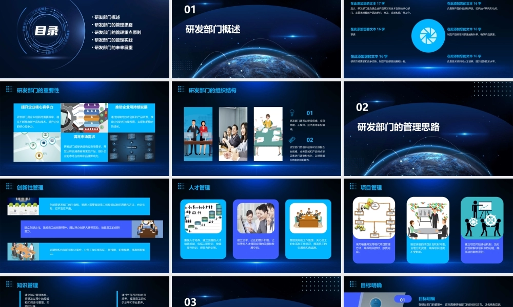 研发部门管理思路和重点原则课件