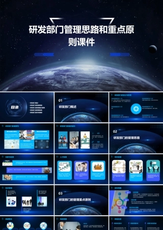 研发部门管理思路和重点原则课件