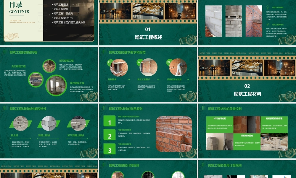 砌筑工程计算规则课件