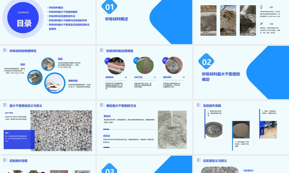 砂砾材料最大干密度的确定及压实度检测方法课件