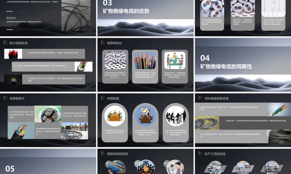 矿物绝缘电缆电缆比较课件