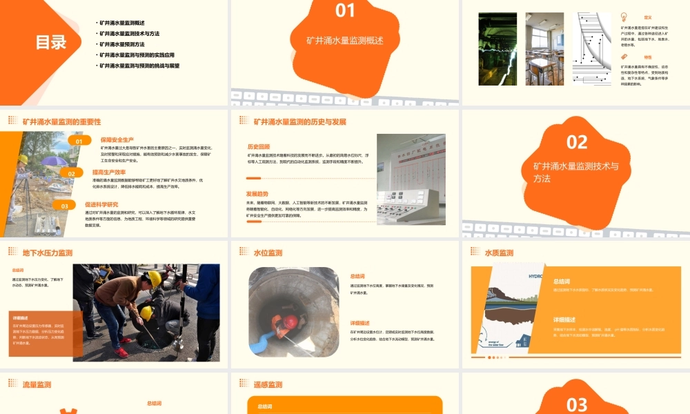 矿井涌水量监测与预测课件