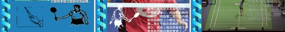 羽毛球基础技术讲解