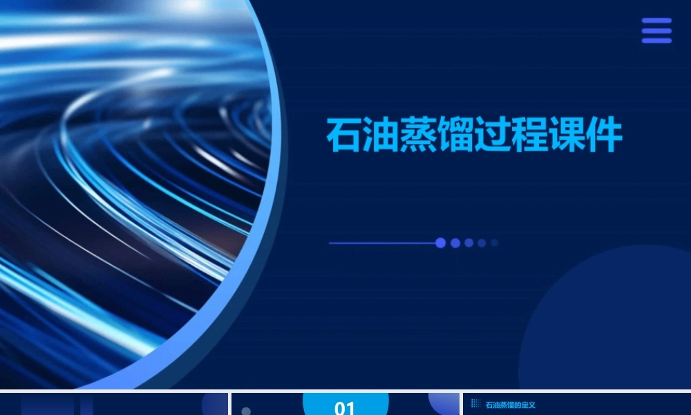 石油蒸馏过程课件